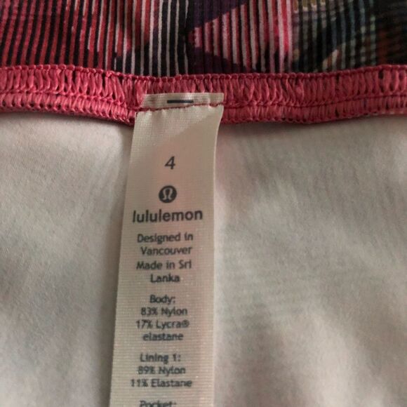 Lululemon On Pace Short 10" Sun Dazed Multi Pink - Picture 14 of 16